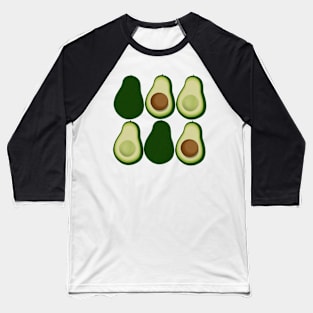 Avocado pattern Baseball T-Shirt